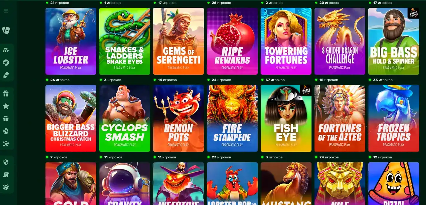 Игровые автоматы и live-столы в казино Ауф